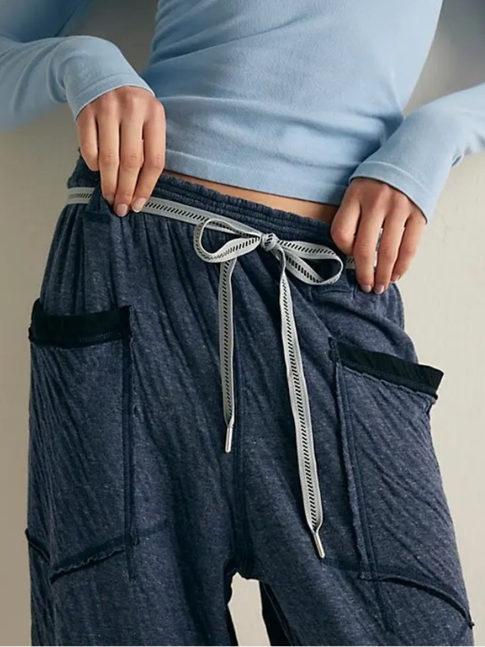 Free People Wait A Minute Barrel Pants NWT - Picture 3 of 6